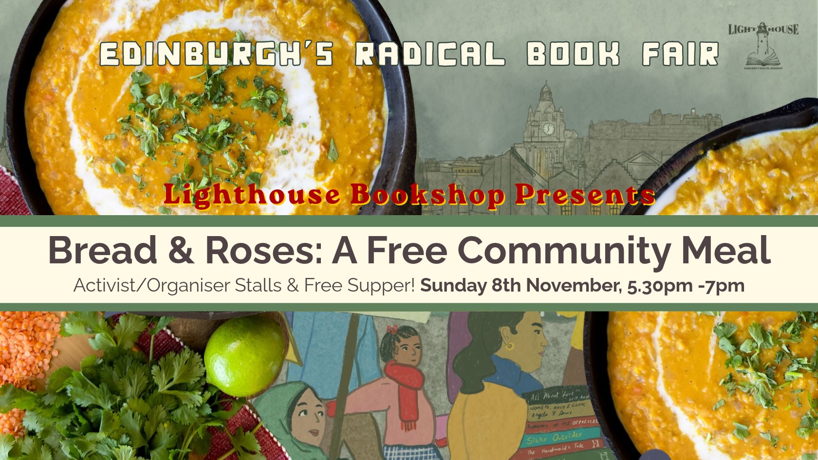 Bread & Roses: A free Community Meal, with