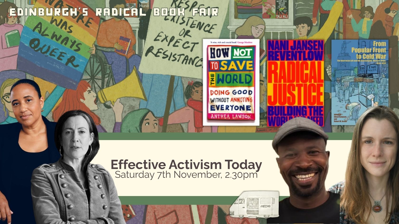 Effective activism today, with Nani Jansen Reventlow, Anthea Lawson, chaired by Sam Gonçalves