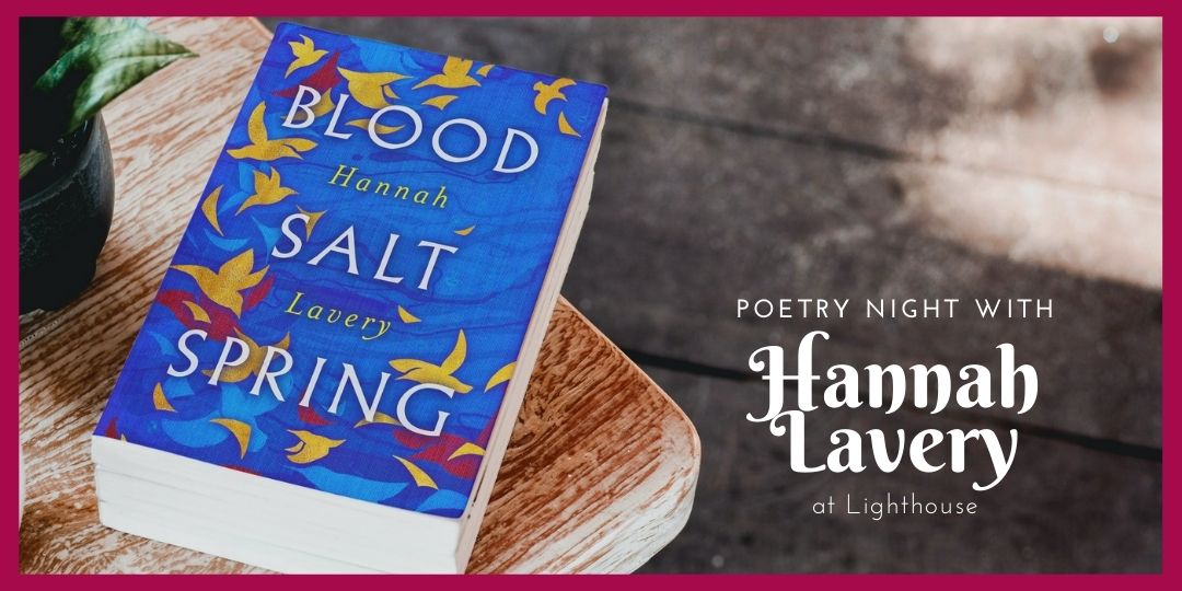 Blood Salt Spring: An evening with Hannah Lavery, with Hannah Lavery, hosted by Denise Mina 