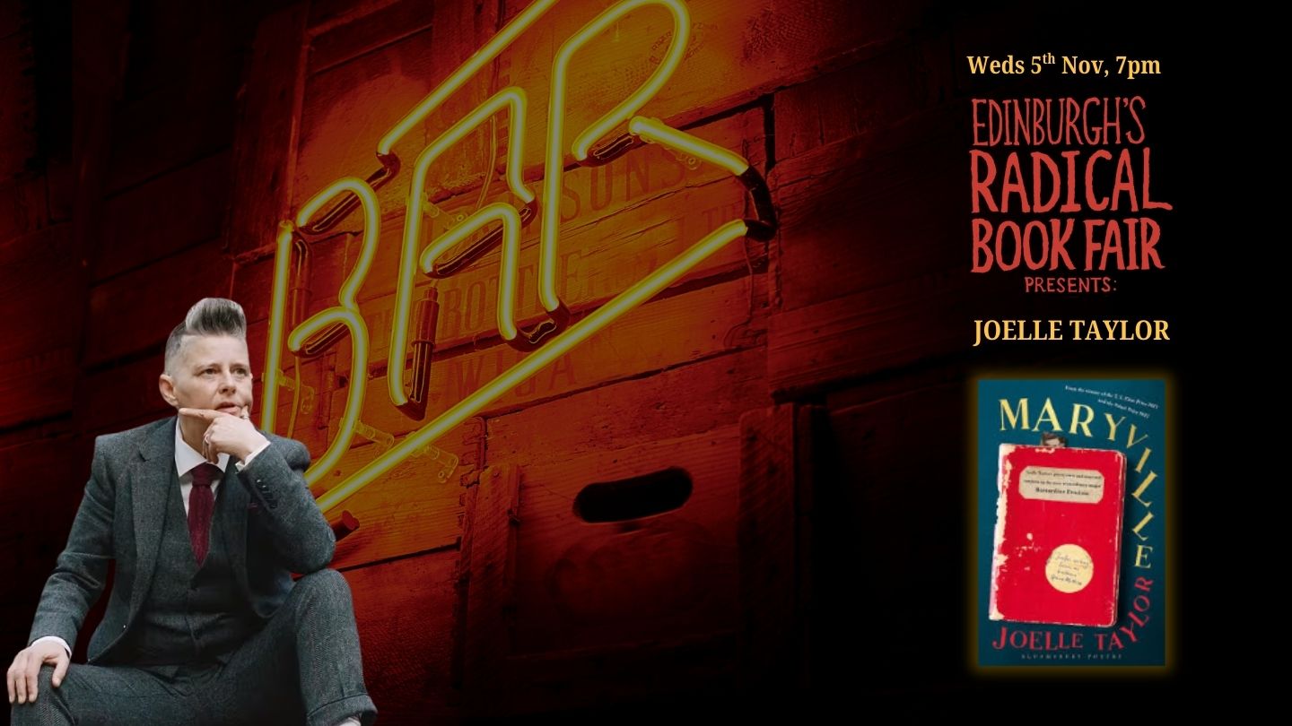 Maryville: a dyke bar revival with Joelle Taylor [Radical Book Fair], with Joelle Taylor
