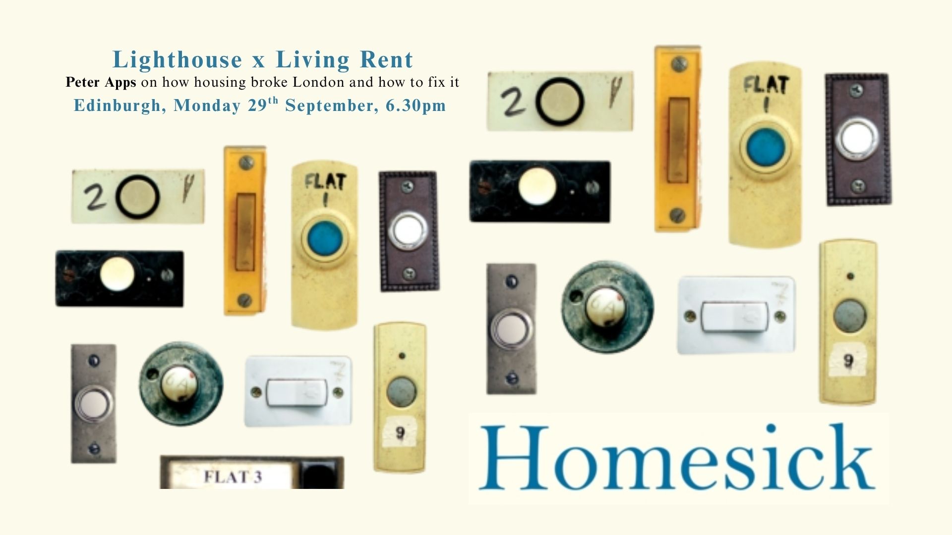 Homesick: Peter Apps on how Housing Broke London and How to Fix It, with Peter Apps x Living Rent