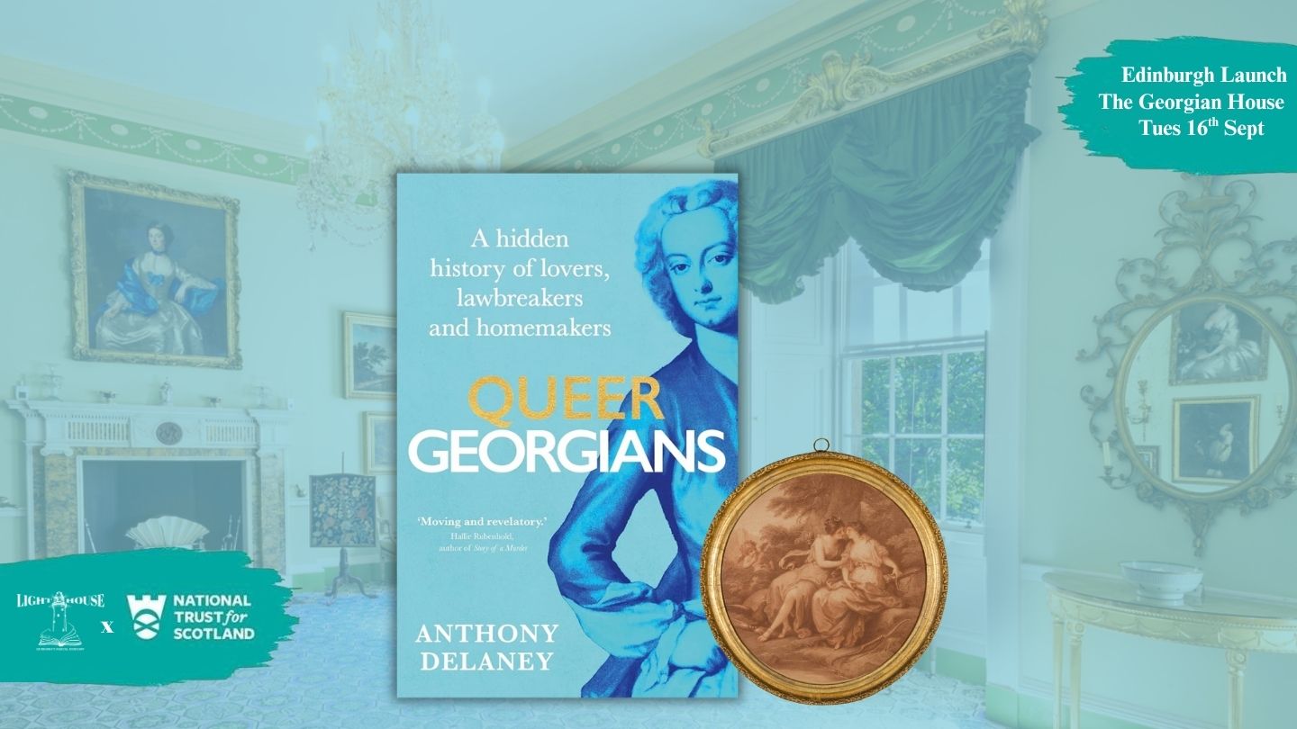 Launching Queer Georgians at Edinburgh's Georgian house, with Anthony Delany & Indigo Dunphy-Smith