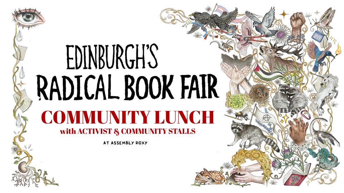 image for event: Radical Book Fair Community Lunch and activist stalls