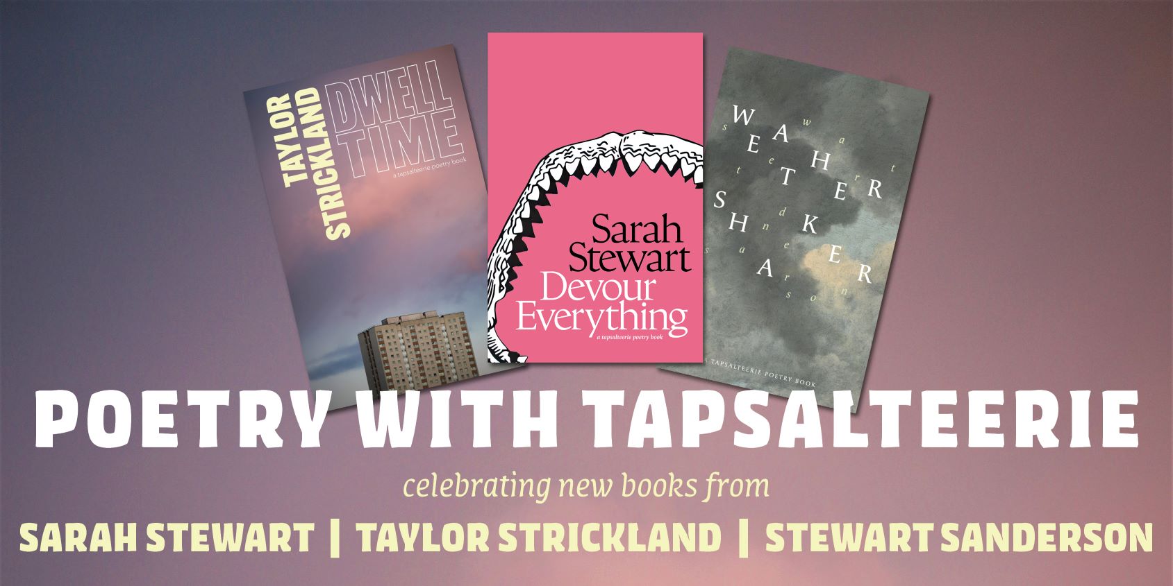 image for event: Tapsalteerie Poetry Extravaganza: A World Book Day Trio!