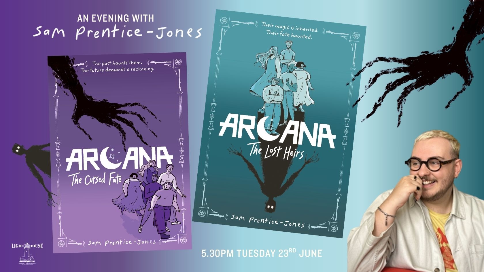 Arcana : Break the curse, reclaim your future - discover a world of magic in a tarot-inspired graphic novel series, with Sam Prentice-Jones