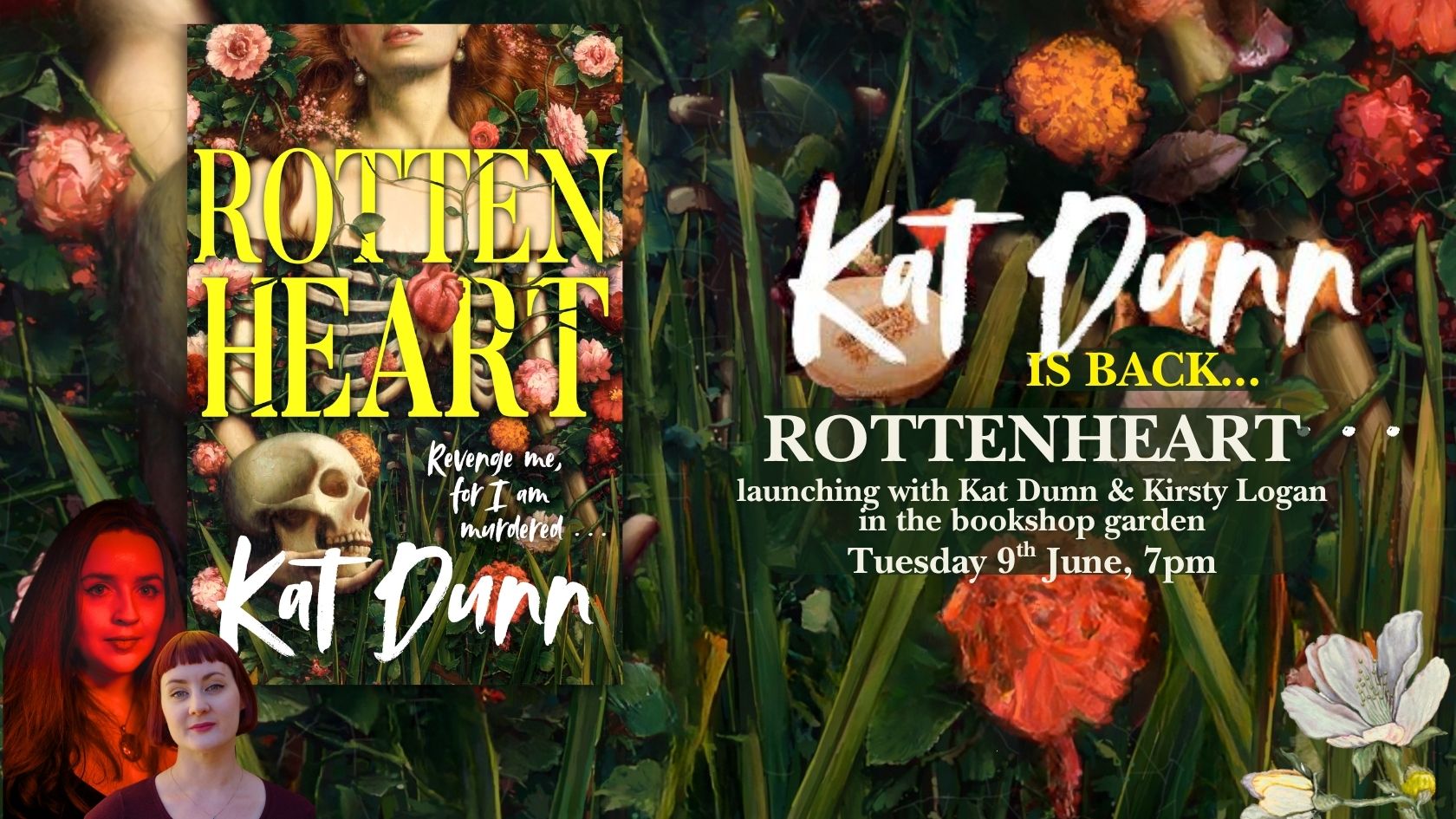 image for event: Rottenheart: launching Kat Dunn's new Gothic Horror with Kirsty Logan