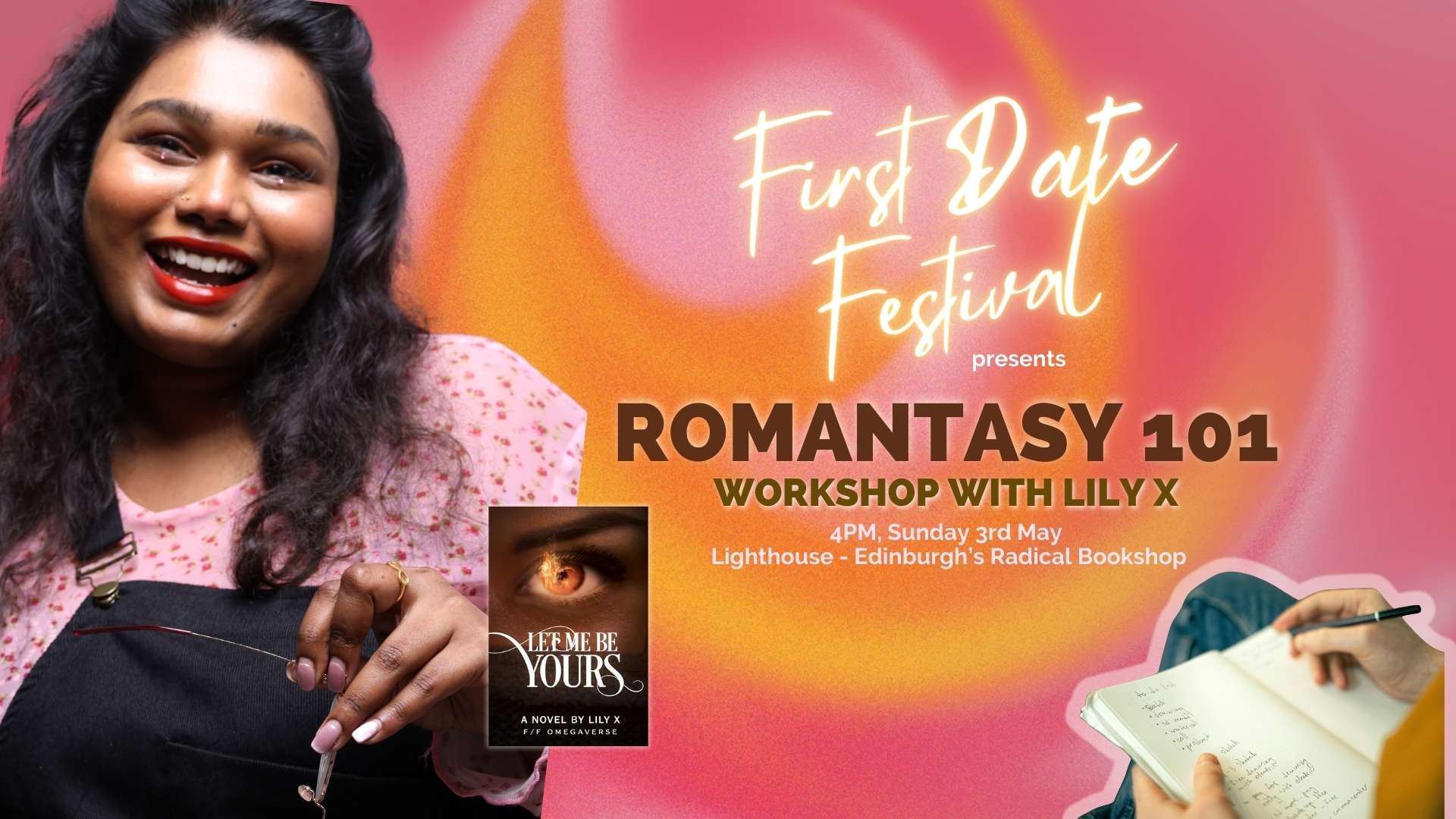 Romantasy 101 writing workshop with Lily X [First Date 2026], with Lily X