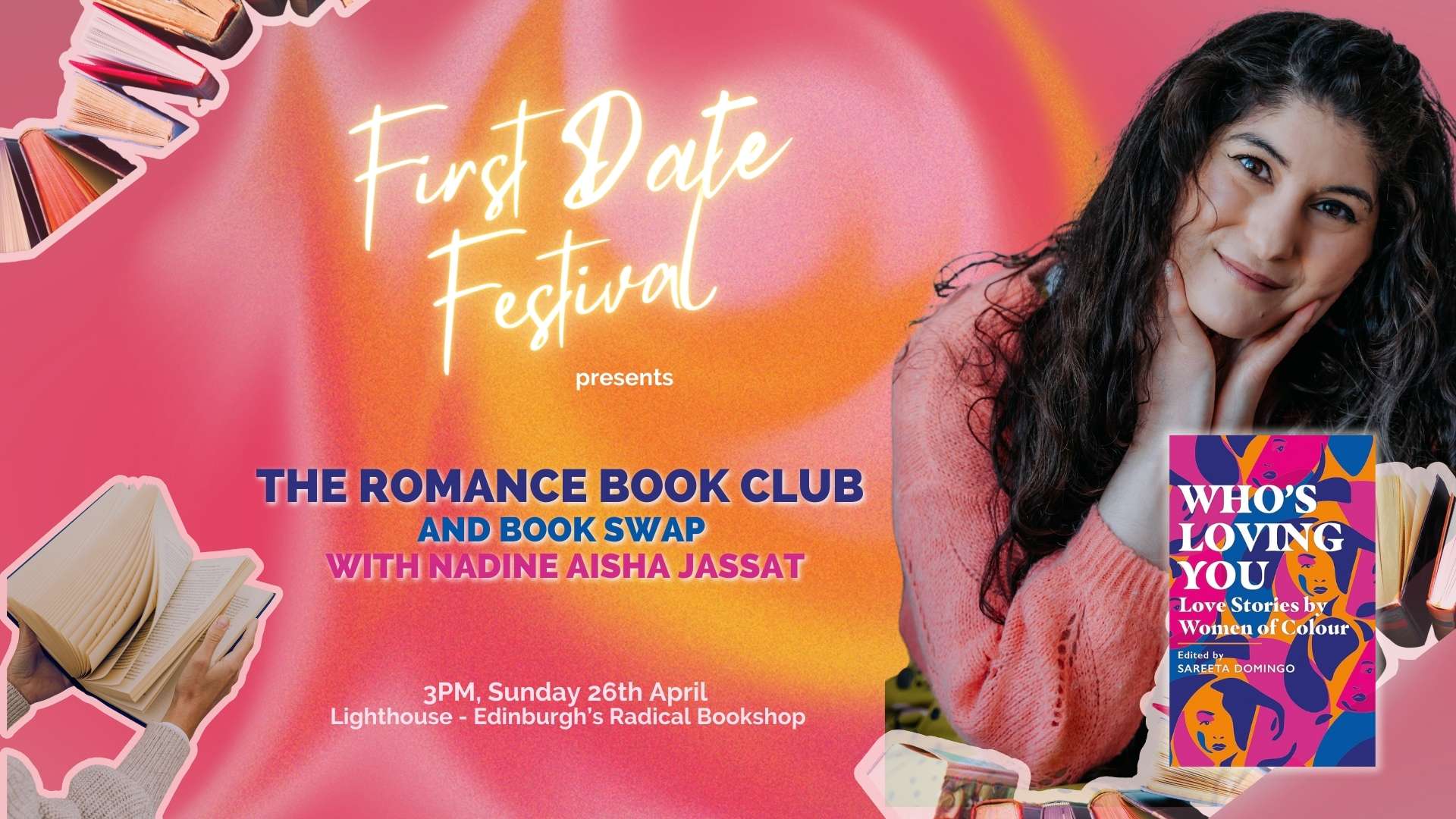 Romance book club and book swap with Nadine Aisha Jassat [First Date 2026], with Nadine Aisha Jassat