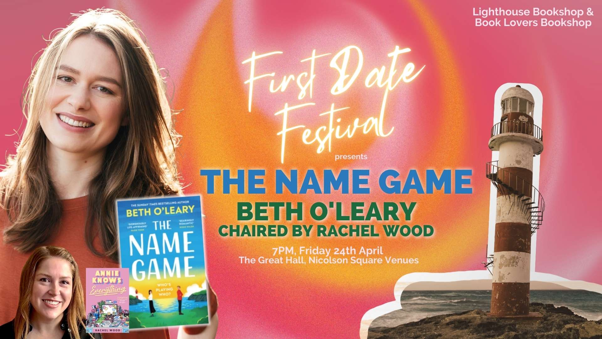 The Name Game with Beth O'Leary [First Date 2026], with Beth O'Leary & Rachel Wood