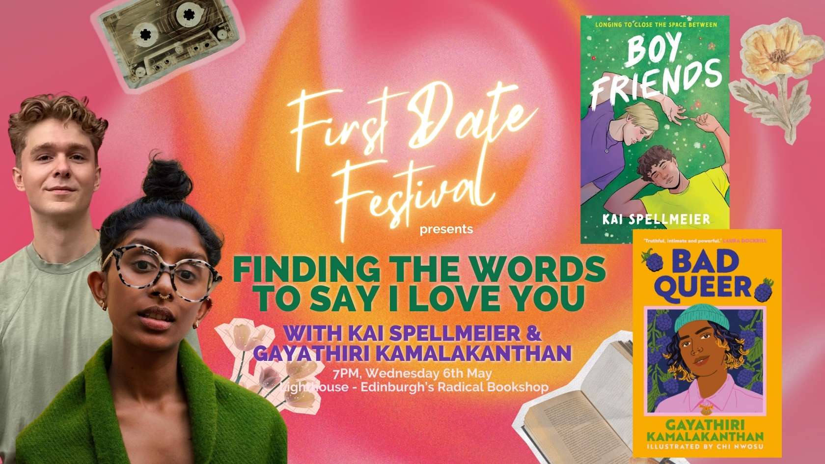 Finding the Words to say I love you with Kai Spellmeier & Gayathiri Kamalakanthan [First Date 2026], with Kai Spellmeier, Gayathiri Kamalakanthan & Andrés N. Ordorica