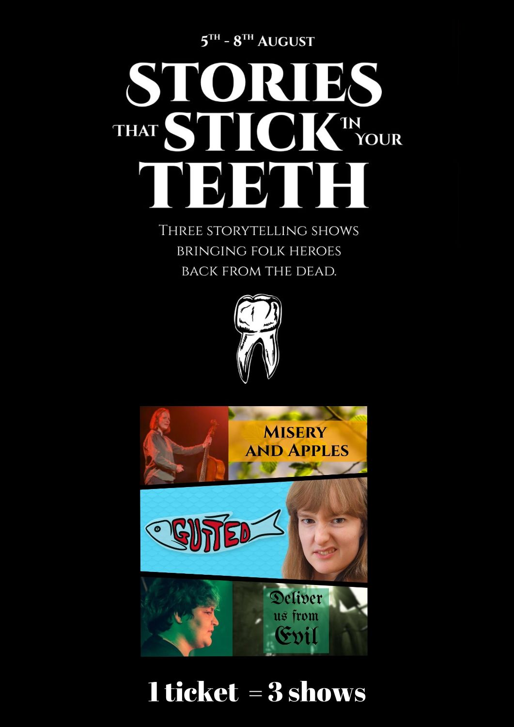 Image for Stories that Stick in your Teeth: 3 Stories Ticket