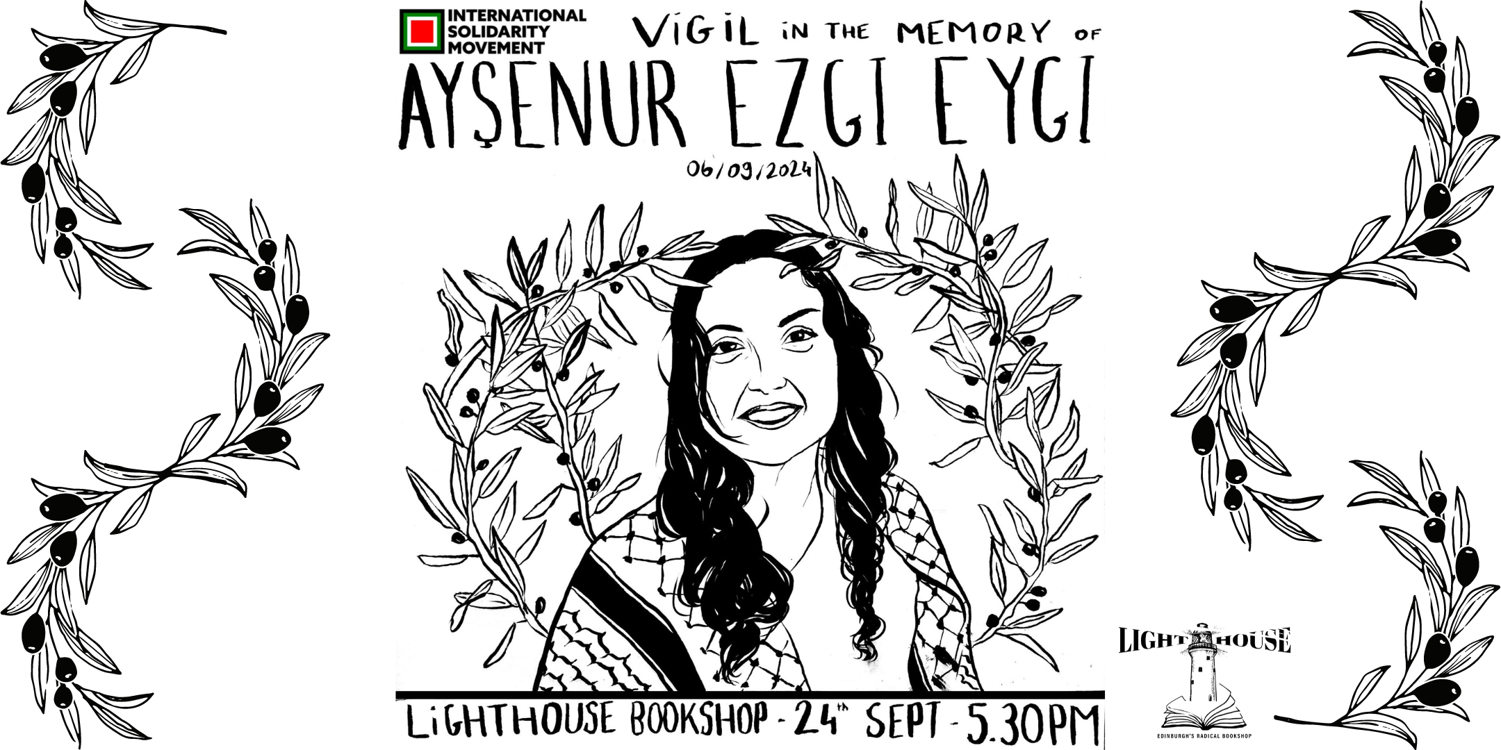 image for event: Vigil for Ayşenur Ezgi Eygi